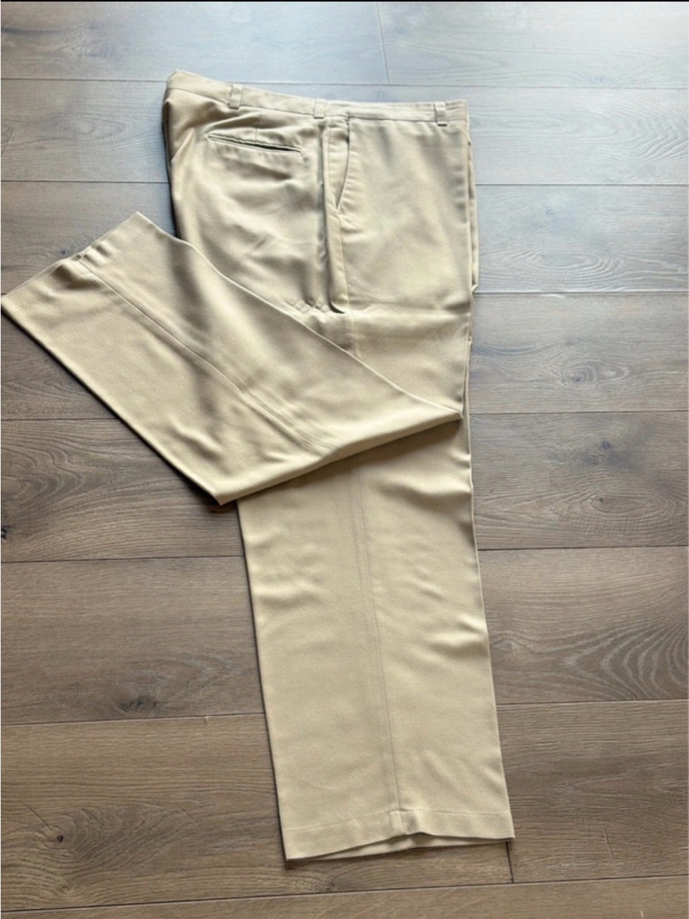 Kenneth Cole Men's Light Beige Dress Pants